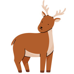 deer cute illustration