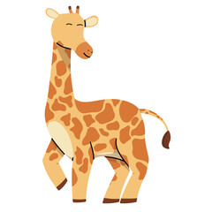 giraffe cute illustration