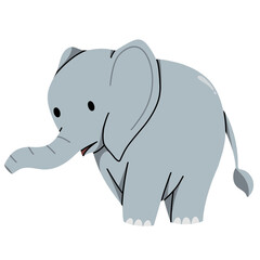 elephant cute illustration