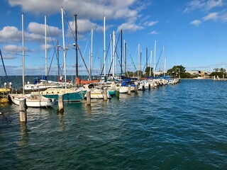 Fototapeta na wymiar Yachts At The Marina