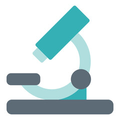 Microscope flat icon