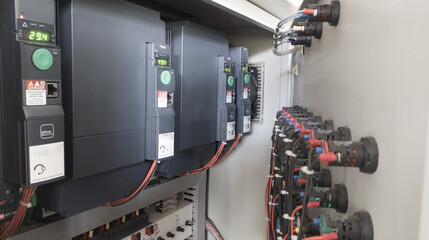 Panel Control of variable speed drive inverter converters.