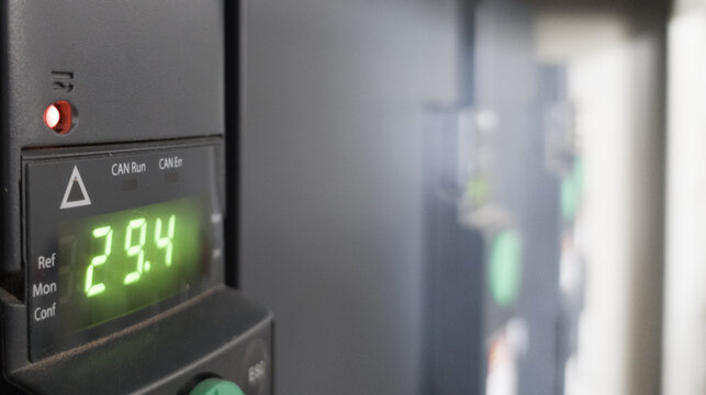 Variable speed drive inverter  for control drive water pump industry.with shiny light.