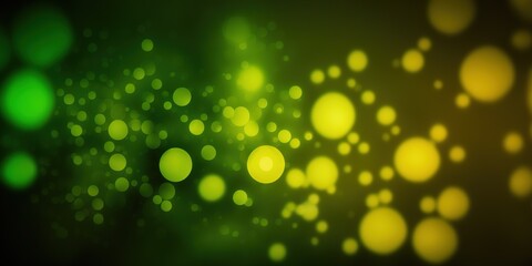 Fototapeta premium a blurry image of a dark background with lights and boke of lights on the ground and a blurry background of the floor. generative ai