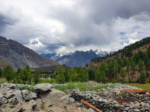 landscape in the mountains