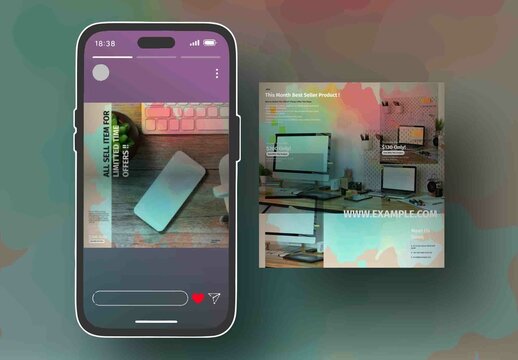 Aesthetic Social Media Product Offers