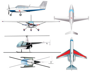 airplane vector design illustration