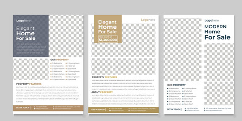 Real Estate Flyer Layout, Real Estate Flyer with Blue Accents Corporate Business Flyer, Flyer Design template, Real Estate Flyer Design bundle, property sale flyer design, flyer design for rent