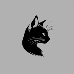 Cat animal design vector. Animal cat logo. Easy to edit layered vector illustration.