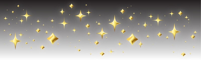 Illustration of emoji style 3D stars christmas transparent gradient background PNG image 