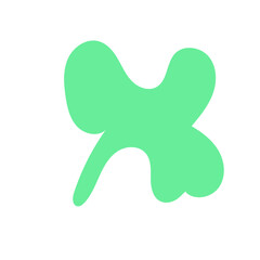 Green Abstract Shapes Decor 