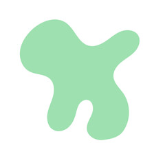 Green Abstract Shapes Decor 