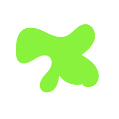 Green Abstract Shapes Decor 