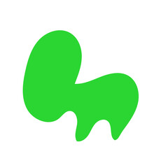 Green Abstract Shapes Decor 