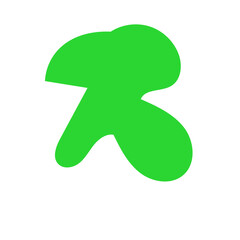 Fototapeta premium Green Abstract Shapes Decor 