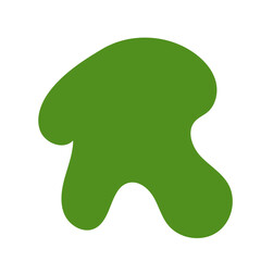 Obraz premium Green Abstract Shapes Decor 