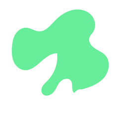 Green Abstract Shapes Decor 