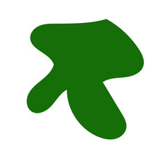 Green Abstract Shapes Decor 