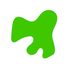 Green Abstract Shapes Decor 