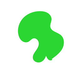 Green Abstract Shapes Decor 