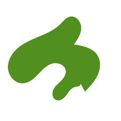 Green Abstract Shapes Decor 