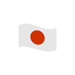 Japan flags icon set, Japan independence day icon set vector sign symbol