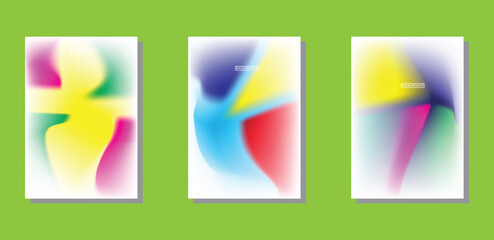 Collection of 4k abstract backgrounds, with beautiful gradient colors, colorful backdrops, perfect for posters, flyers, banner backgrounds, vertical banners, cool fluid background vector illustration.