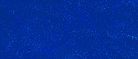 Blue abstract background with a pattern of small particles. Texture of blue paper. Web banner.