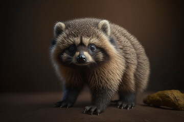 Fototapeta premium Tanuki. Generative AI.