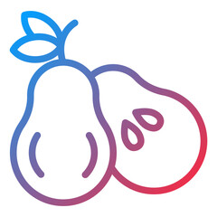 Vector Design Pear Icon Style