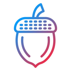 Vector Design Acorn Icon Style