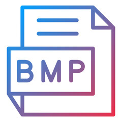 Vector Design BMP Icon Style