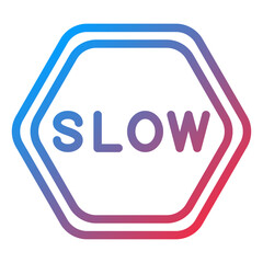 Vector Design Slow Icon Style