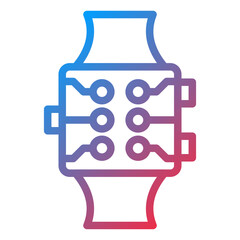 Vector Design Smart Watch Icon Style