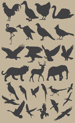 Animal silhouette pack 