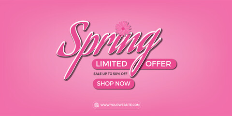 Spring Sell Banner Design 