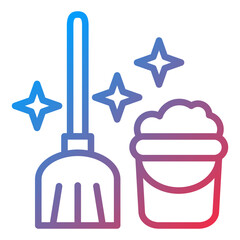 Vector Design Mop Icon Style