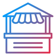 Obraz premium Vector Design Stall Icon Style