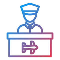 Vector Design Security Control Icon Style