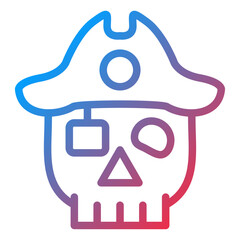 Vector Design Pirate Icon Style