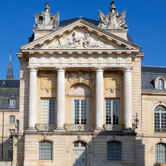 Fototapeta na wymiar Part of city hall of Dijon city
