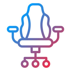 Vector Design Chair Icon Style