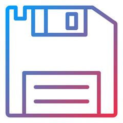 Vector Design Floppy Disk Icon Style