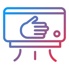 Vector Design Hand Dryer Icon Style