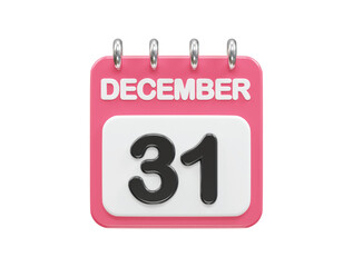 Calendar icon 3d rendering vector illustration