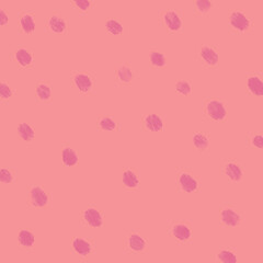 Hand drawn dots on colourful background