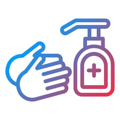 Fototapeta premium Vector Design Hand Soap Icon Style