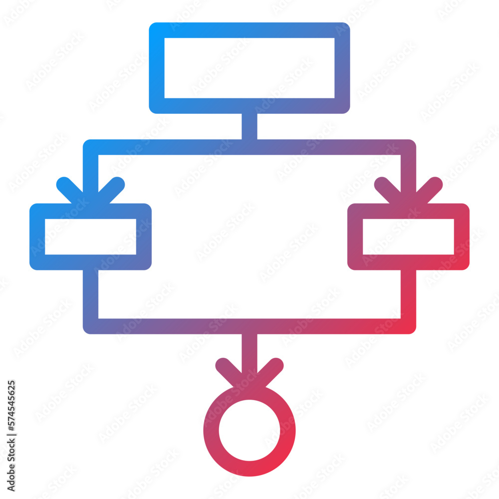 Poster vector design workflow icon style
