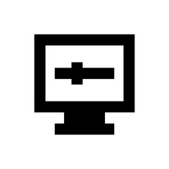 video marketing glyph icon