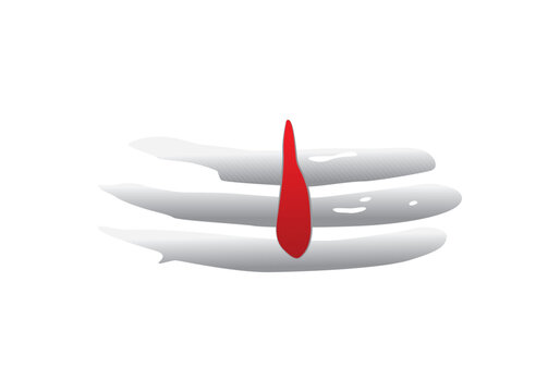 Lord Vishnu or Shiva nama, Hindu sacred symbol. 